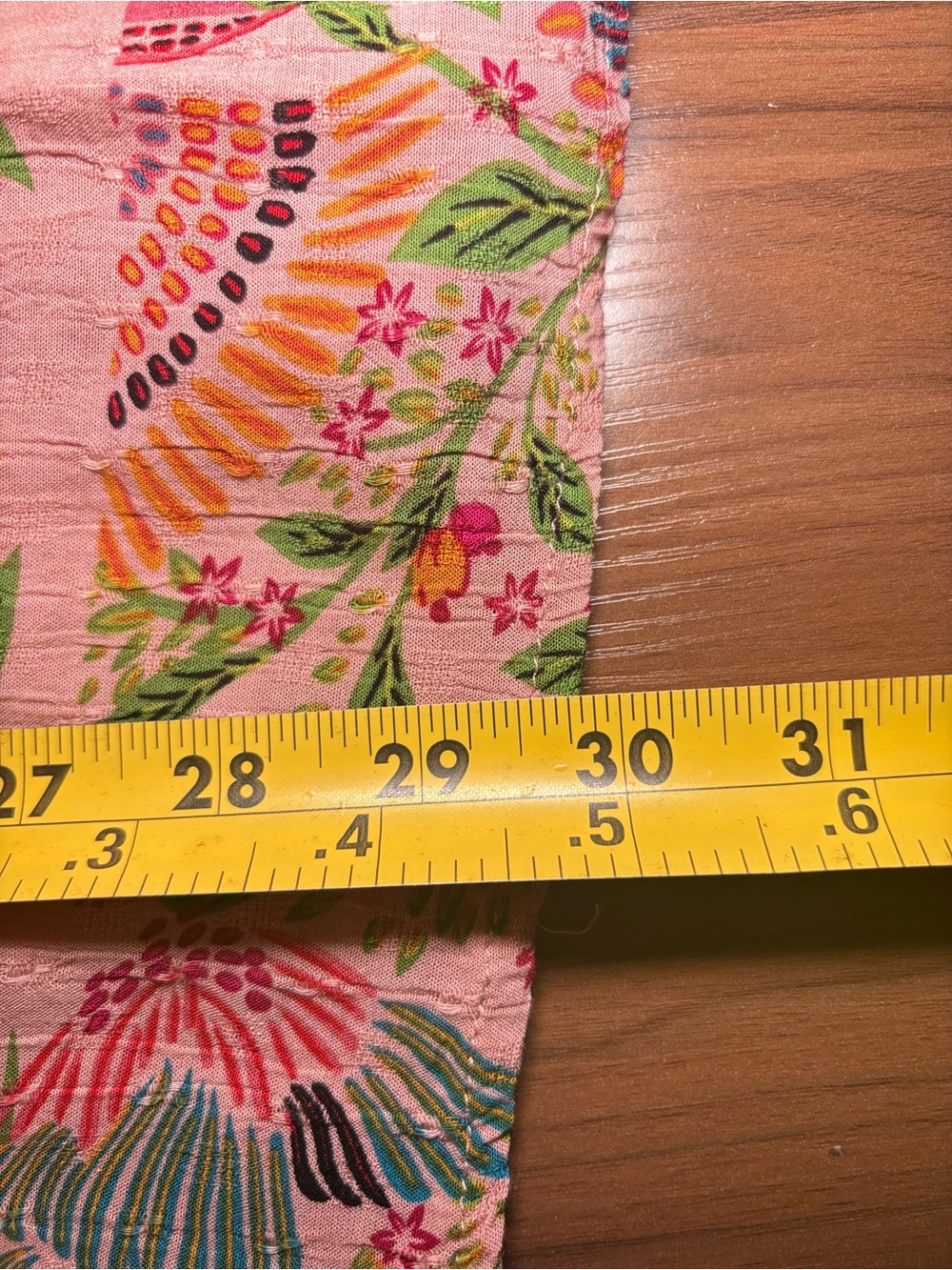 Cynthia Rowley Pink Floral Bird Print Tiered Midi Skirt | Boho Cottagecore - Picture 8 of 8